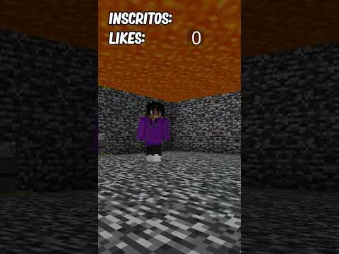VOCÊ CONTROLA A LAVA NO MINECRAFT! #shorts