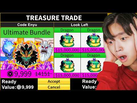 Trading Permanent Mythical Bundles in Blox Fruits for 50 Hours