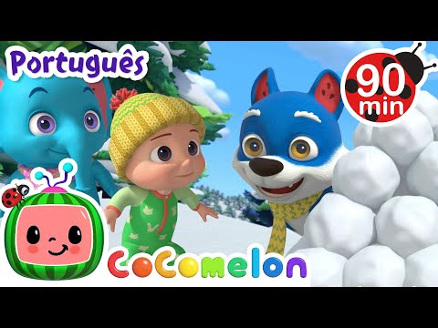 Brincadeira na Neve❄️🌨️☃️ |  CoComelon | Músicas Infantis e Desenhos Animados em Português