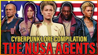 The Lore Behind All The NUSA Agents & Presidents | FULL Cyberpunk 2077 Lore