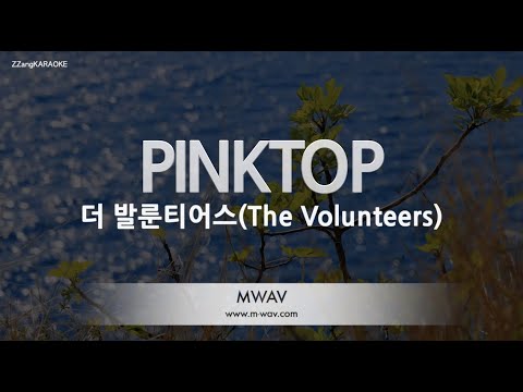 [짱가라오케/노래방] 더 발룬티어스(The Volunteers)-PINKTOP [ZZang KARAOKE]