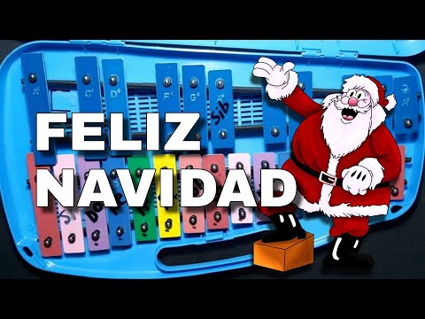 Feliz Navidad Canciones con XILÓFONO / Metalófono (Tutorial FACIL de aprender)