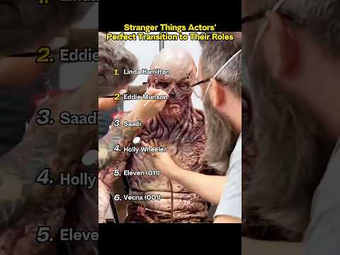 Stranger Things: The cast’s best character transition moments #StrangerThings5 #MillieBobbyBrown