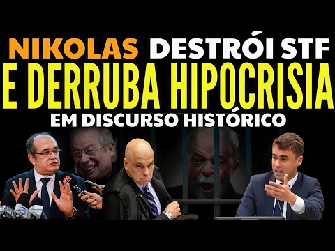 🔥STF EM CHAMAS! Nikolas DESTRÓI STF E DERRUBA HIPOCRISIA em discurso HISTÓRICO