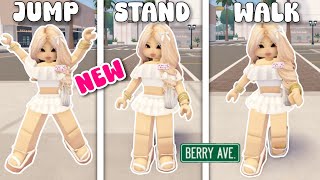 HOW TO GET **TRENDY STAND, WALK, JUMP** IN BERRY AVENUE ROBLOX 🔥🤯
