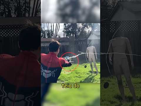 Esse Youtuber Criou Teias do Homem Aranha que Fazem ficar Pendurado
