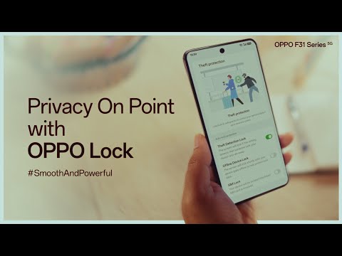 Privacy on Point with OPPO Lock on the #OPPOF31Series5G