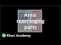 Finding Area Through Rearrangement in Geometry