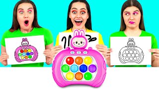 Quién Lo Dibuja Mejor Toma El Desafío Del Premio | Trucos de Dibujo por TeenChallenge