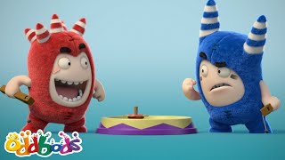 Batalha de brinquedos giratórios! 😲 1 HORA DE ODDBODS | Desenhos Animados Engraçados em Português