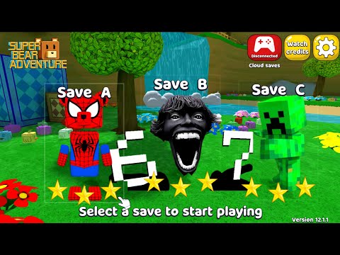 New Secret 67 Kid Character & Spiderman Bear Super Bear Adventure Gameplay Walkthrough!!