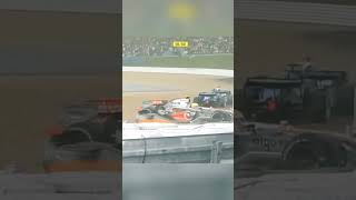 When the rain turned the race into a video game 🎮💥 #shorts #f1 #formula1 #fyp #trending #hamilton