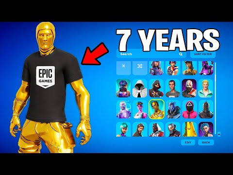 LOGGING Into My Fortnite Account After 7 YEARS...