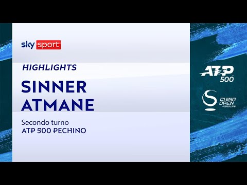 Sinner-Atmane: gli highlights | ATP 500 Pechino