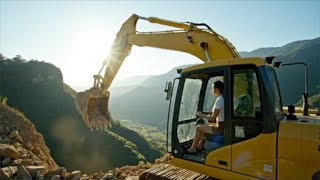Talented Girls Driving Excavators