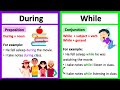 Using 'While' and 'During' in Sentences