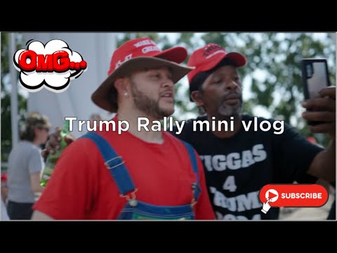 Trump Rally (Mini Vlog) Making America Great Again!!!