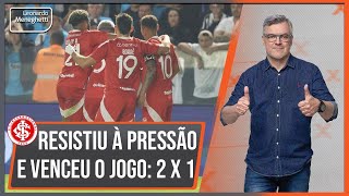 A terceira vitória consecutiva do Inter no Brasileiro: 2 x 1 sobre o Santos de Neymar!