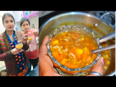 सर्दी के मौसम में अब तक का सबसे टेस्टी सूप बनाने का आसान तरीका | vegetable Maggie soup