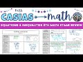 Solving Equations and Inequalities for 8th Grade Math