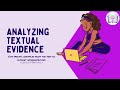Analyzing Mood and Text Evidence
