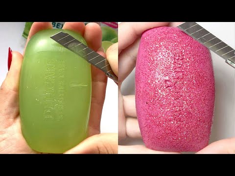 2X | 1 HOUR Soap Carving ASMR & Satisfying Soap Cutting Vidéo