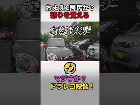 【馬鹿】やっと見つけた駐車スペースを馬鹿に横取りされた結果… #shorts #shortsvideo #dqn #逆ギレ #ブチギレ #馬鹿