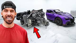 COMETÍ UN GRAN ERROR AL INTENTAR REPARAR EL BUGATTI CHIRON DESTROZADO