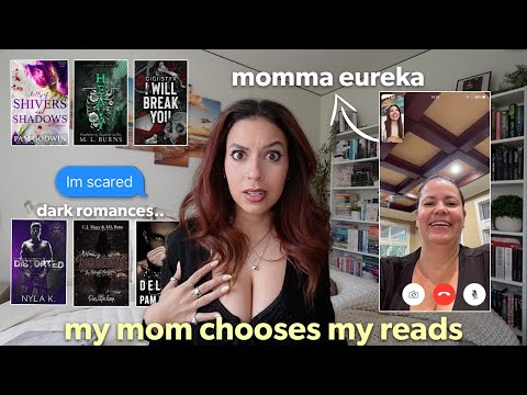 my mom chooses my July TBR ☠️🔪🖤 (a lot of dark romances)