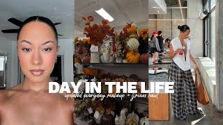 vlog: tjmaxx haul + updated everyday makeup