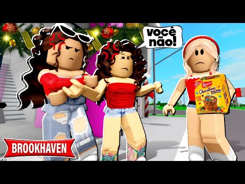 A MENINA NÃO foi CONVIDADA pra FESTA de NATAL da FAMÍLIA | Historinhas Brookhaven Roblox