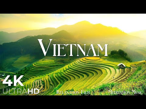 Horizon View in Vietnam - Breathtaking Nature bath Relaxing Music - 4k Video HD Ultra