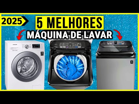 As 5 MELHORES Máquinas De Lavar Roupas Em 2025!