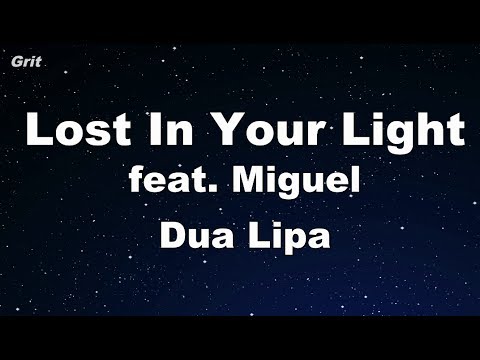 Lost In Your Light feat. Miguel – Dua Lipa Karaoke 【No Guide Melody】 Instrumental