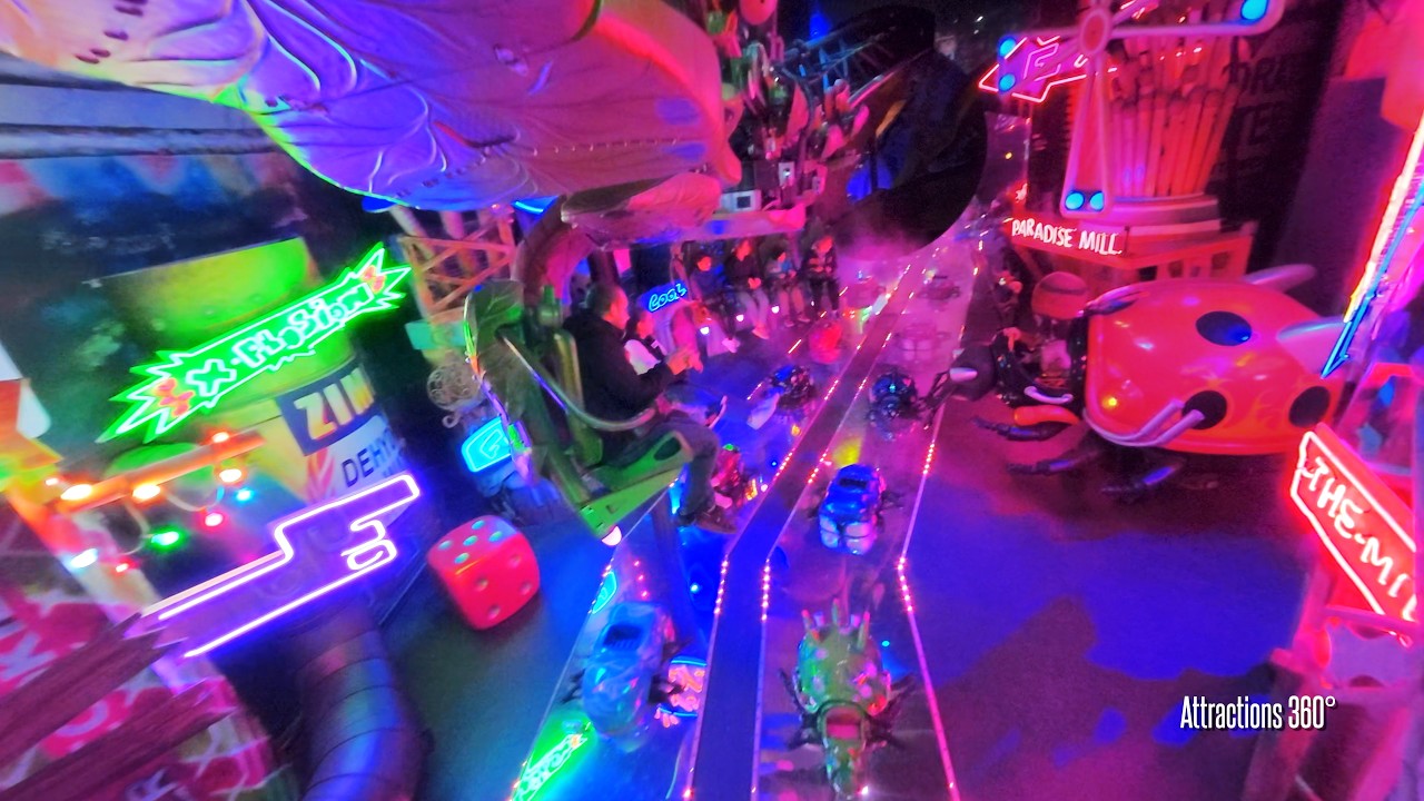 BEST Flying Dark Ride in the World! Arthur Ride - Better than Disney's Peter Pan Ride