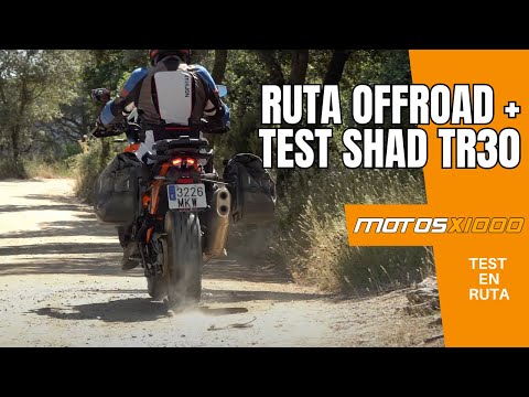 Probamos las SHAD TR30 en una ruta trail : ¿Aguantarán el polvo, los saltos y el agua? | Motosx1000