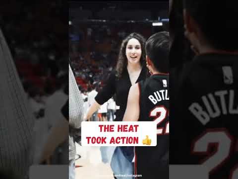 Jimmy Butler Gives Young Miami Heat Fan VIP Experience ❤️ #shorts