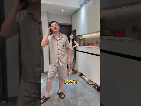 The wife was going out to buy groceries