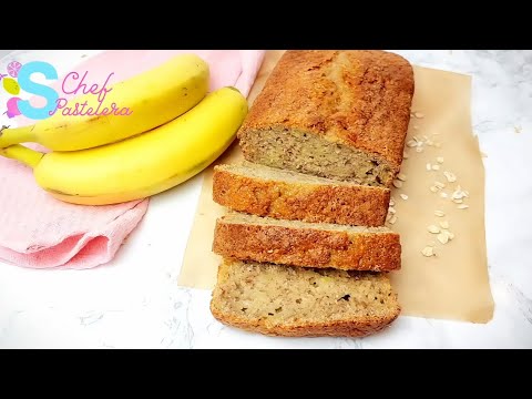 Tu familia te pedirá este PAN de BANANA y AVENA TODOS LOS DÍAS 🍌🤤 ¡SIN AZÚCAR y DELICIOSO!