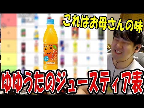 ジュースティア表を作るゆゆうた【2025/09/15】