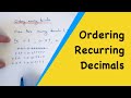 Recurring Decimals and Comparisons
