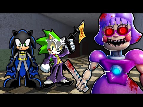 BATMAN SONIC AND JOKER SONIC ESCAPE MISS ANI-TRONS DETENTION IN ROBLOX