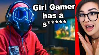 MASKED Girl gamer has a huge secret
