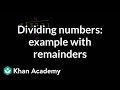 Long Division of 3,771 by 8