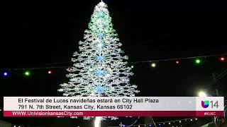 No te pierdas hoy el festival de luces navideñas en downtown kansas