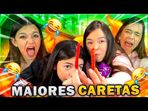 😜 MELHORES CARETAS e SURTOS de NATY e KEKE PROVANDO COMIDAS