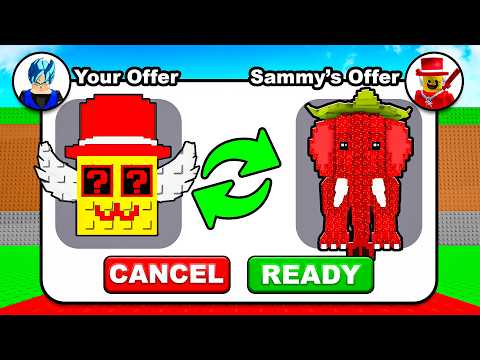 TRADING a LUCKYBLOCK To A STRAWBERRY ELEPHANT!