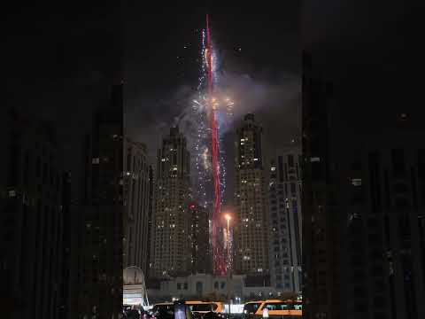 Burj Khalifa New Year Celebration 🎇🔥 #burjkhalifa