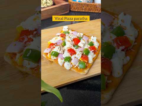 #ytshorts viral Pizza paratha in just 5 min| healthy & tasty pizza recipe |