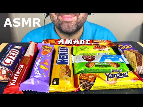 ASMR LEFTOVER CHOCOLATE BARS *EATING CHOCOLATE *MUKBANG (EATING SOUNDS) EATING SHOW